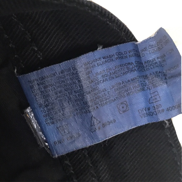 Gloria Vanderbilt Straight Womens Size 12 Black Denim High Rise Jean 32x30 - Picture 10 of 10